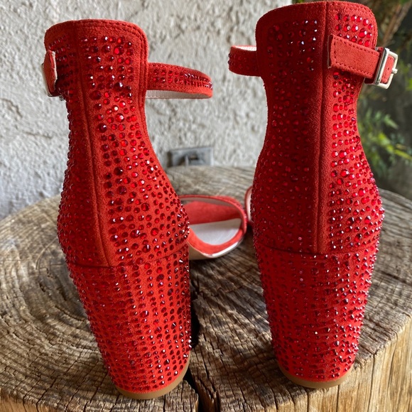 KENNETH COLE NEW YORK LEX SHINE SUEDE HEEL - Picture 2 of 9